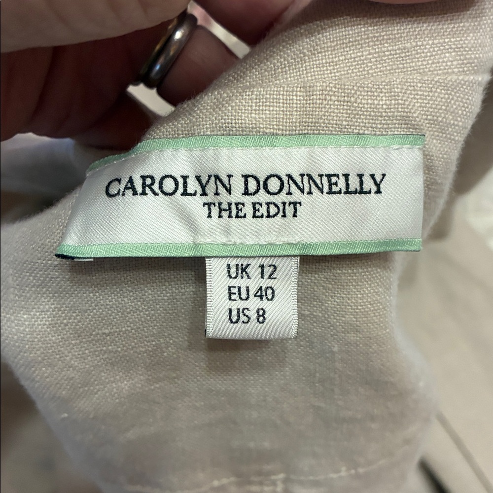 Linen long line jacket - Picture 7 of 10